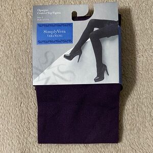 Simply Vera Vera Wang Deep Purple Tights
